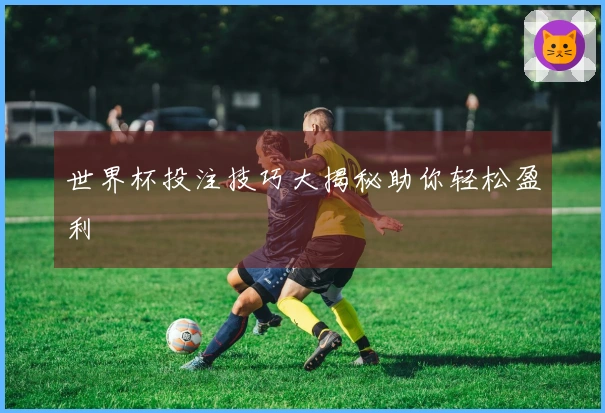 世界杯投注技巧大揭秘助你轻松盈利