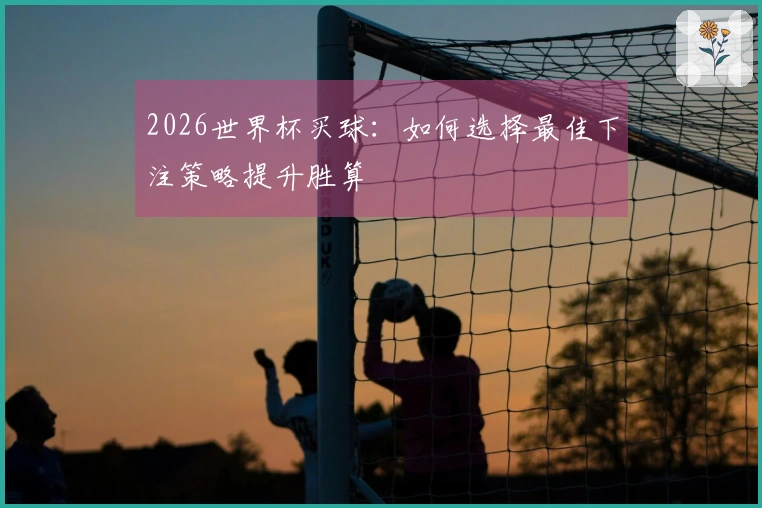 2026世界杯买球：如何选择最佳下注策略提升胜算