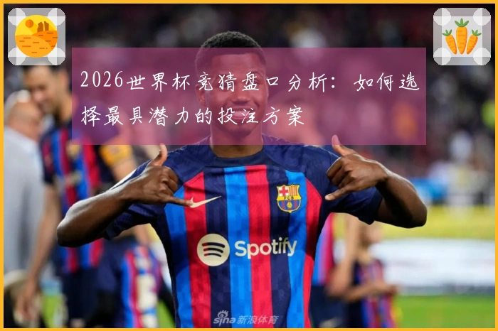 2026世界杯竞猜盘口分析：如何选择最具潜力的投注方案